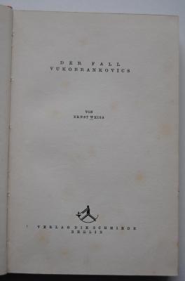 R 3411 : 4 : Der Fall Vukobrankovics (1924)
