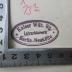 - (Lehrerbibliothek der Königlichen Realschule zu Berlin), Stempel: Name, Ortsangabe; 'Lehrerbücherei Kaiser Wilh. Rg. Berlin-Neukölln'. 