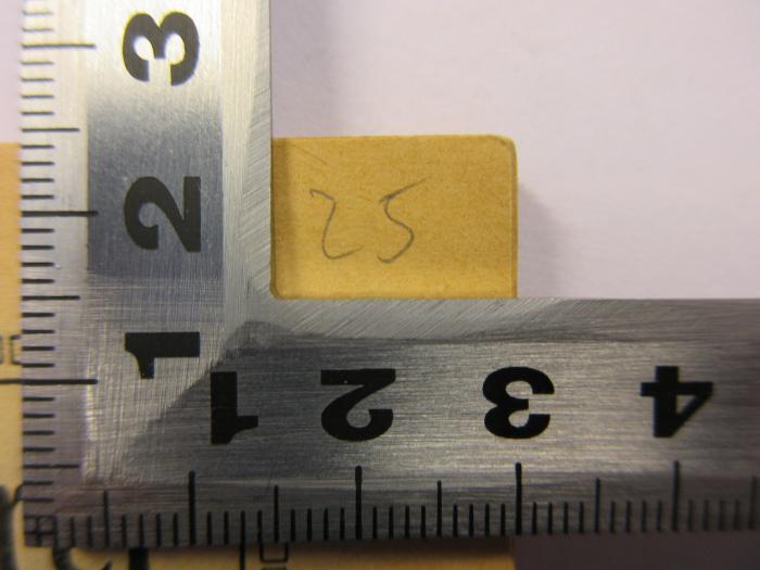 -, Von Hand: Preis; '25'
