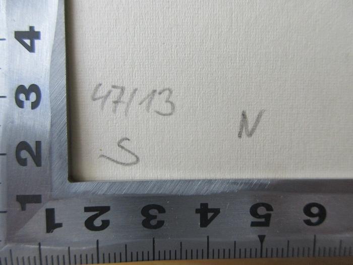 1 T 28&lt;17&gt; : Madame Curie : Leben und Wirken (1938);-, Von Hand: Notiz; '47/13
N
S'