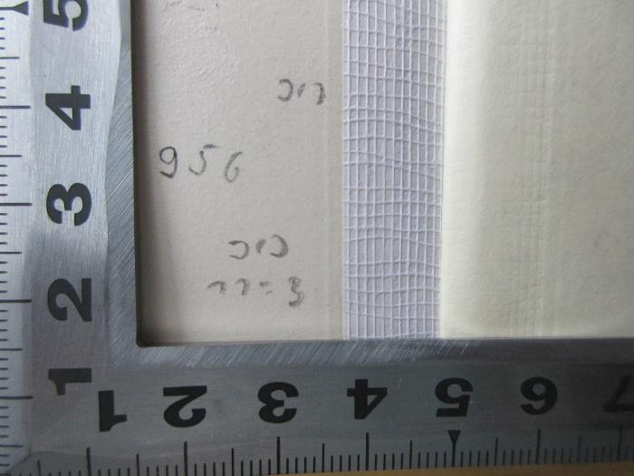 1 T 34-1 : Wissenschaftliche Abhandlungen. Bd. 1 (1882);-, Von Hand: Nummer; '[...] 956 [...] 11=3'