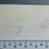 - (Menz, Aug.), Von Hand: Name; 'Aug. Menz.'. 