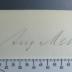 - (Menz, Aug.), Von Hand: Name; 'Aug. Menz.'. 