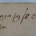 - (Kahn, Moses), Von Hand: Autogramm, Name, Datum, Berufsangabe/Titel/Branche; 'ה"ן משה בן נתן הכהן תרנ"ז'. 