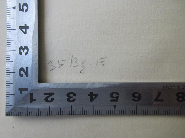 2 A 12<a> : Aus fünfzig Jahren deutscher Wissenschaft : Die Entwicklung ihrer Fachgebiete in Einzeldarstellungen (1930)</a>;-, Von Hand: Notiz; '35 Bg. F.'