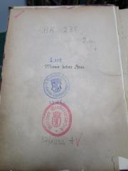 - (Volksbücherei (Berlin-Lichtenberg)), Von Hand: Signatur; 'S 108'. 