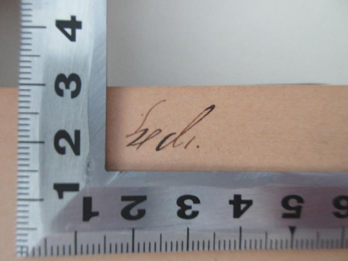 PK 0214 CA/8 ac (ausgesondert) : Französische Chrestomathie mit Wörterbuch (1898);-, Von Hand; '[...?]'