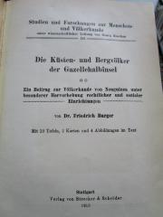 Bo 90: Die Küsten- und Bergvölker der Gazellenhalbinsel : Ein Beitrag zur Völkerkunde von Neuguinea unter besonderer Hervorhebung rechtlicher und sozialer Einrichtungen (1913)