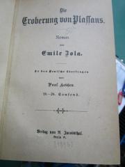 Ct 2244: Die Eroberung von Palassans : Roman (1895)