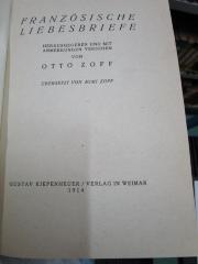 Ct 1535 Ers.: Französische Liebesbriefe (1914)