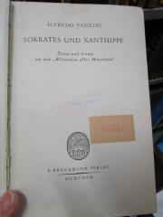 Ct 739 2. Ex.: Sokrates und Xanthippe : Ernst und Ironie um den "Weisesten aller Menschen" (o.J.)