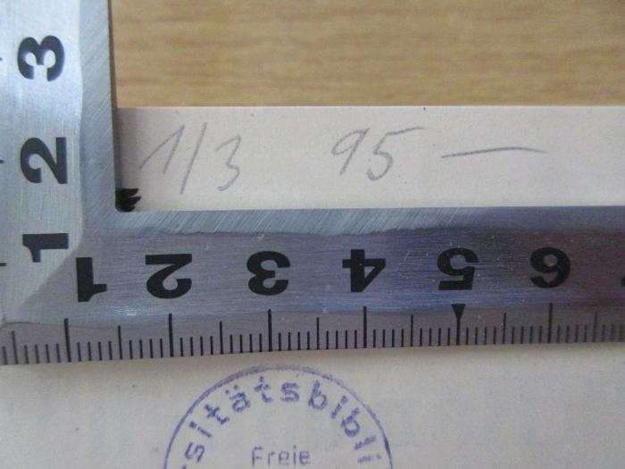 1 S 26-1 : Handbuch der mikrobiologischen Technik. Bd. 1 (1923);-, Von Hand: Preis; '1/3 95 -'