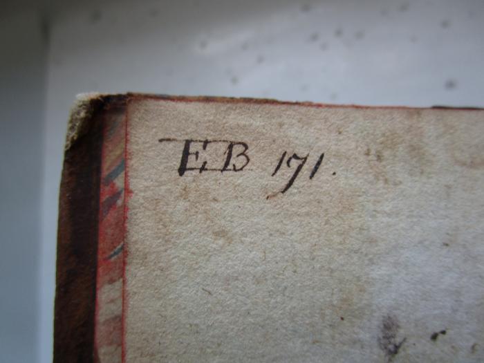  Lettres sur la Profession d'avocat (1775);- (France. Ministère de l'Intérieur), Von Hand: Signatur; 'EB 171.'. 