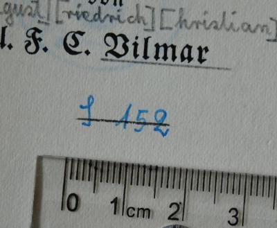 - (Geheime Staatspolizei Hannover), Von Hand: Signatur; 'S 152'. 