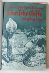 Nat 801/2 : Tierische Gifte und giftige Tiere (1932)