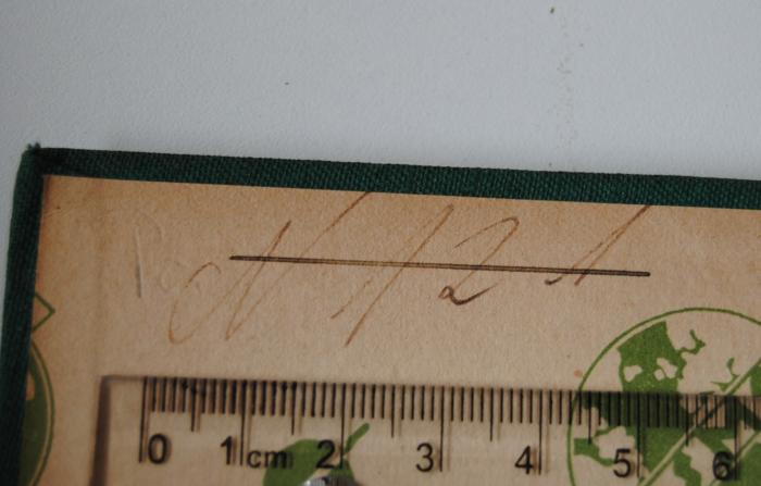 -, Von Hand: Signatur; 'N 121'