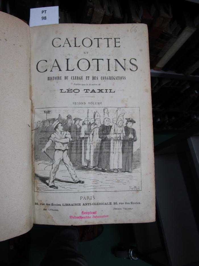  Calotte et calotins: histoire du clergé et des congrégations 