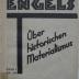 T 3563  : Über den historischen Materialismus (Ein Quellenbuch) (1930)