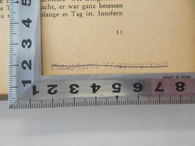 1 T 37 : Johann Heinrich Lambert : Leistung und Leben (1944);- (Hauptamt Wissenschaft), Stempel: Name; 'Hauptamt Wissenschaft'. 