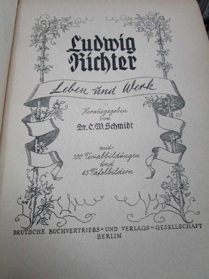 Db 888 2.Ex.: Ludwig Richter : Leben und Werk (1946)