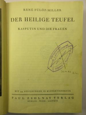 18/80/41553(2) : Der heilige Teufel (1927)