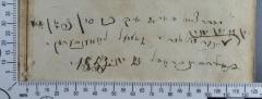 - (Löwenherz), Von Hand: Notiz; 'יאהרצייט האבע איך כו סון פאן אדר
 דען 22 סען יוני מיינר מוטטער. זאמועל לאווענהערץ
רהיינבראהל 23 יוני 1853
'. 