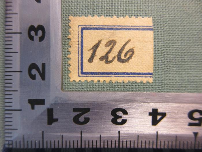 -, Etikett: Nummer; '126'