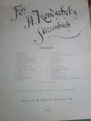 Db 1115 x: Aus A. Hendschel's Skizzenbuch (1886)