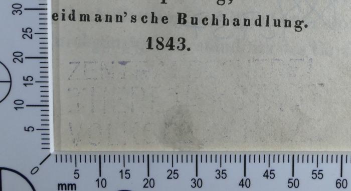 - (Zentralbücherei Theresienstadt Volkslesehalle), Stempel: Exlibris; 'Zentralbücherei
Theresienstadt
Volkslesehalle'.  (Prototyp)
